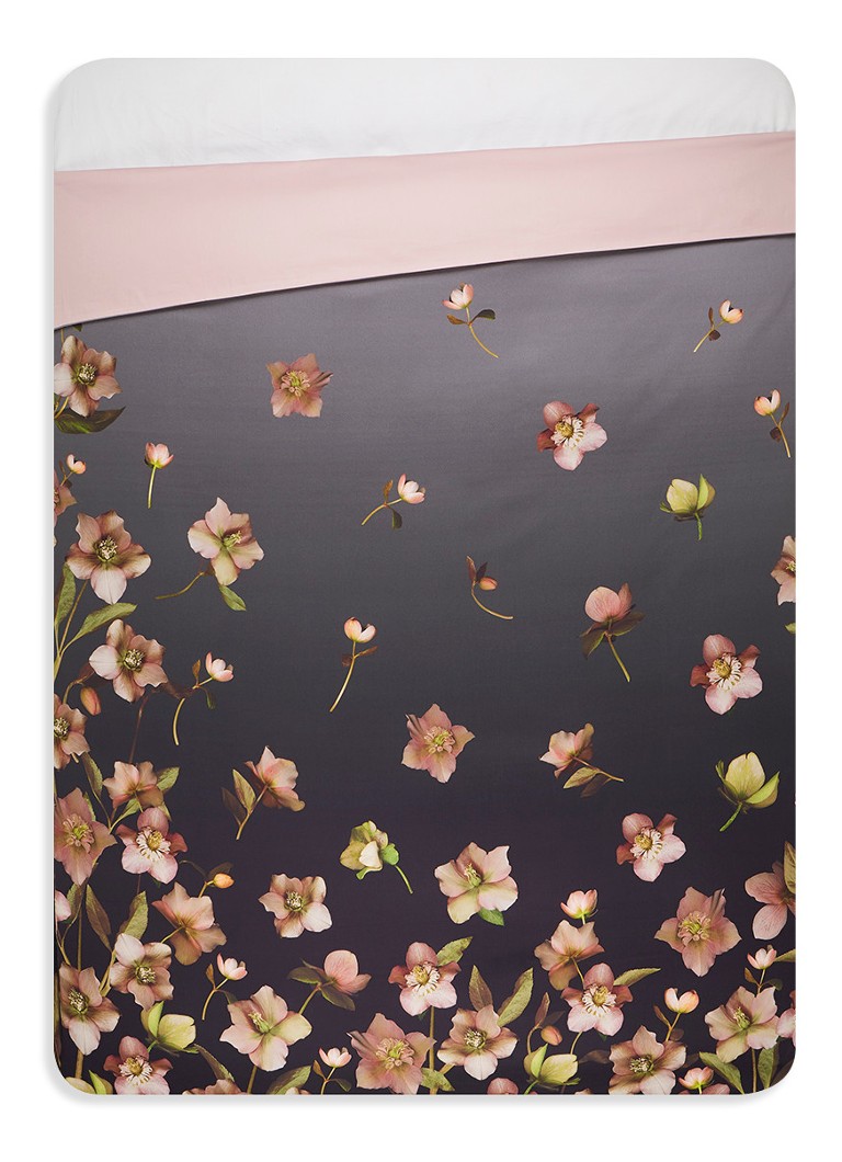 Ted Baker Arboretum katoensatijn dekbedovertrek 220TC • Middengrijs