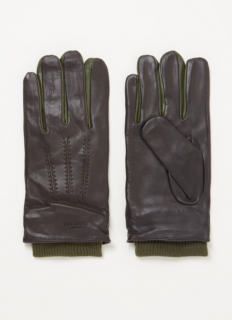Ted Baker - Ballot handschoenen van leer - Bruin