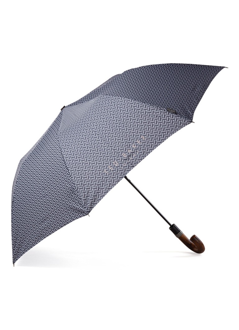 Ted Baker - Crook paraplu 45 cm - Donkerblauw