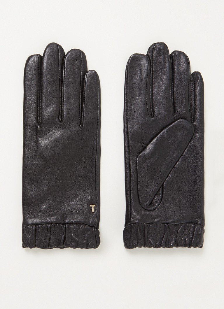 Ted Baker - Emilli handschoenen van leer - Zwart
