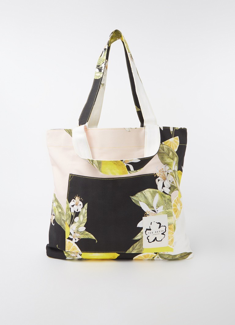 Afm Relatief bruiloft Ted Baker Floral strandtas van katoen met bloemenprint • Multicolor • de  Bijenkorf