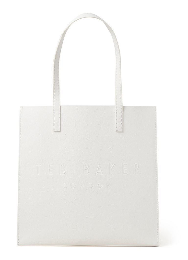 ziekenhuis Kantine dorst Ted Baker Mickon shopper met logo • Wit • de Bijenkorf