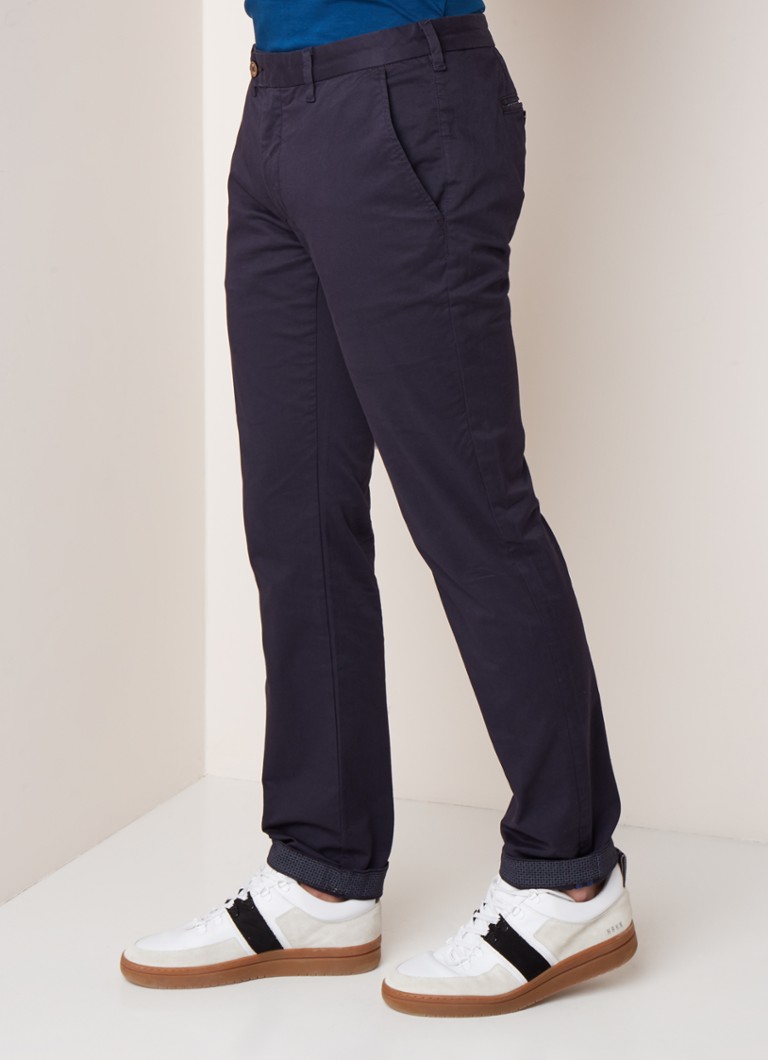 Ted Baker - Seenchi classic fit chino met stretch - Donkerblauw