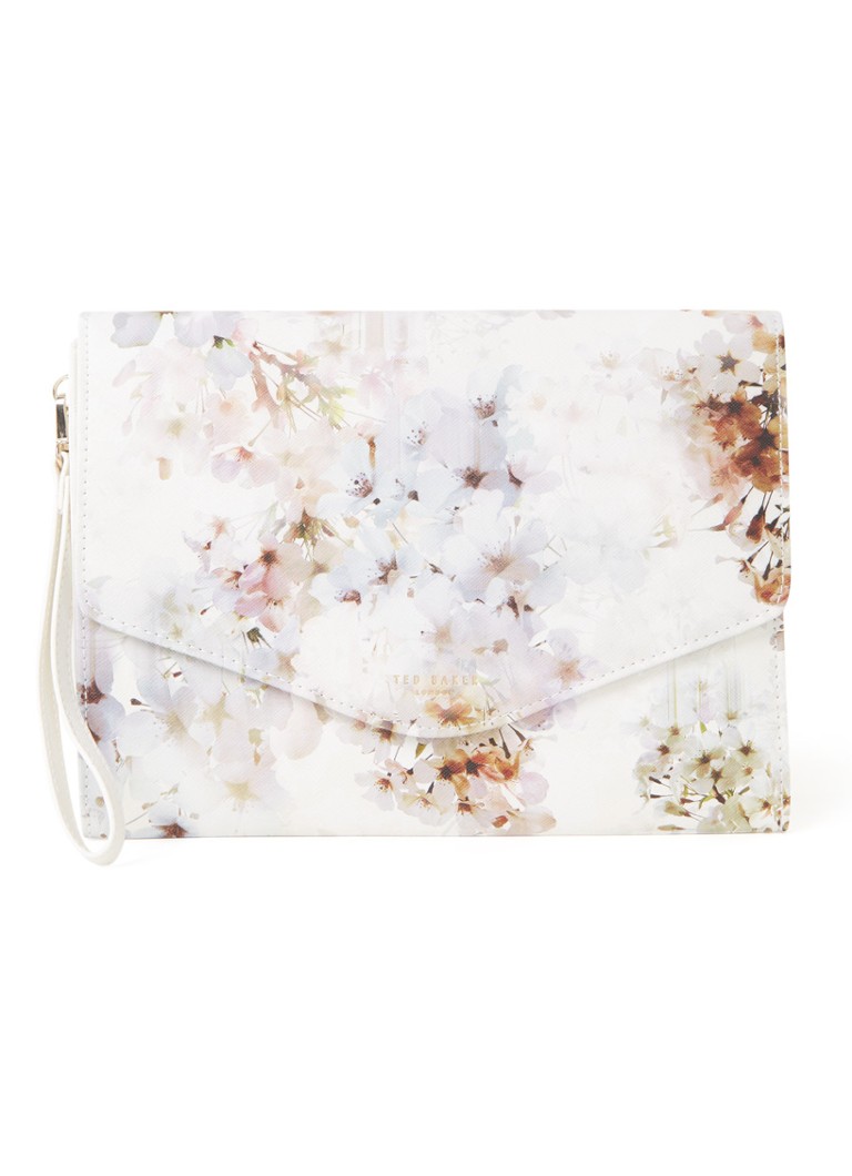 ted baker cream clutch