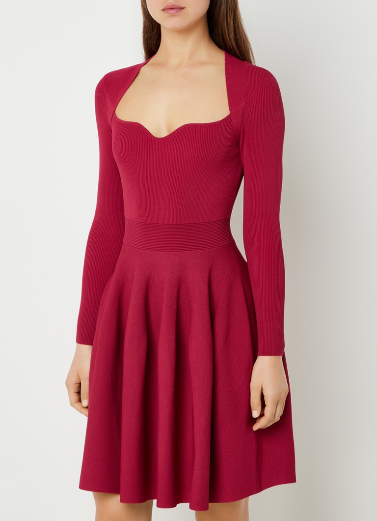 Ribgebreide Jurk Ted Baker Bijenkorf Jurk Ted Baker Jurk Bijenkorf