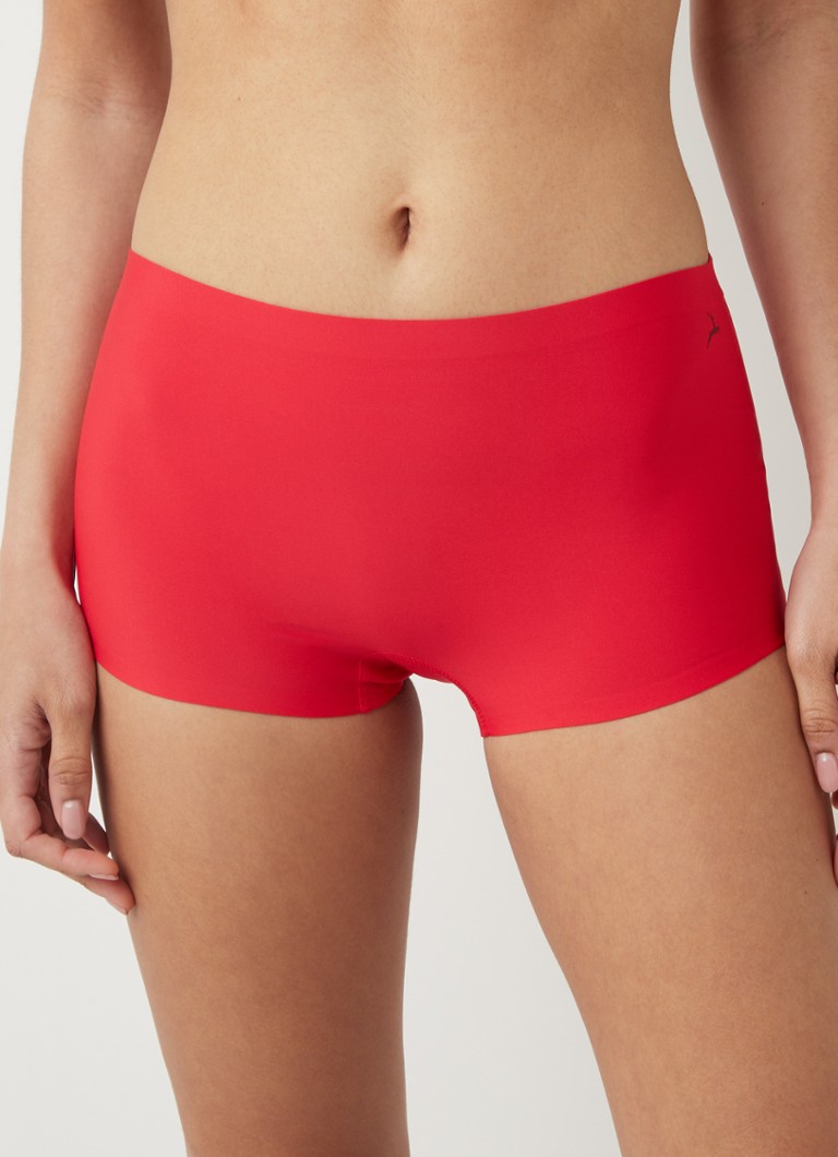 Ten Cate - Secrets naadloze shorts in 3-pack - Koraalrood