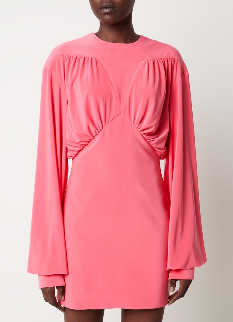 The Attico - Judy mini jurk van jersey met ruches - Roze