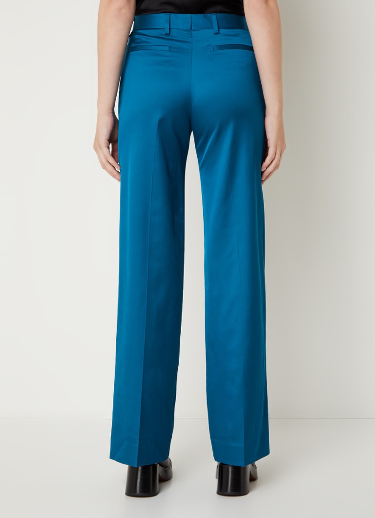 Alexandra High Waisted Broekje Blauw