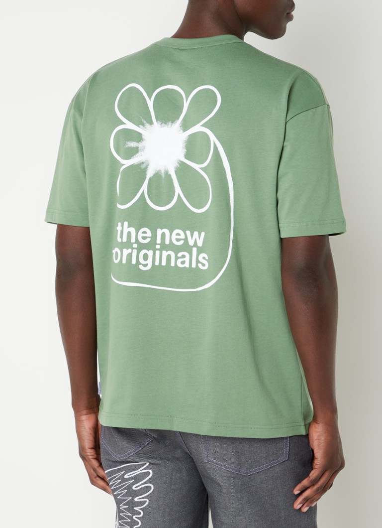 The New Originals - T-shirt met front- en backprint - Groen