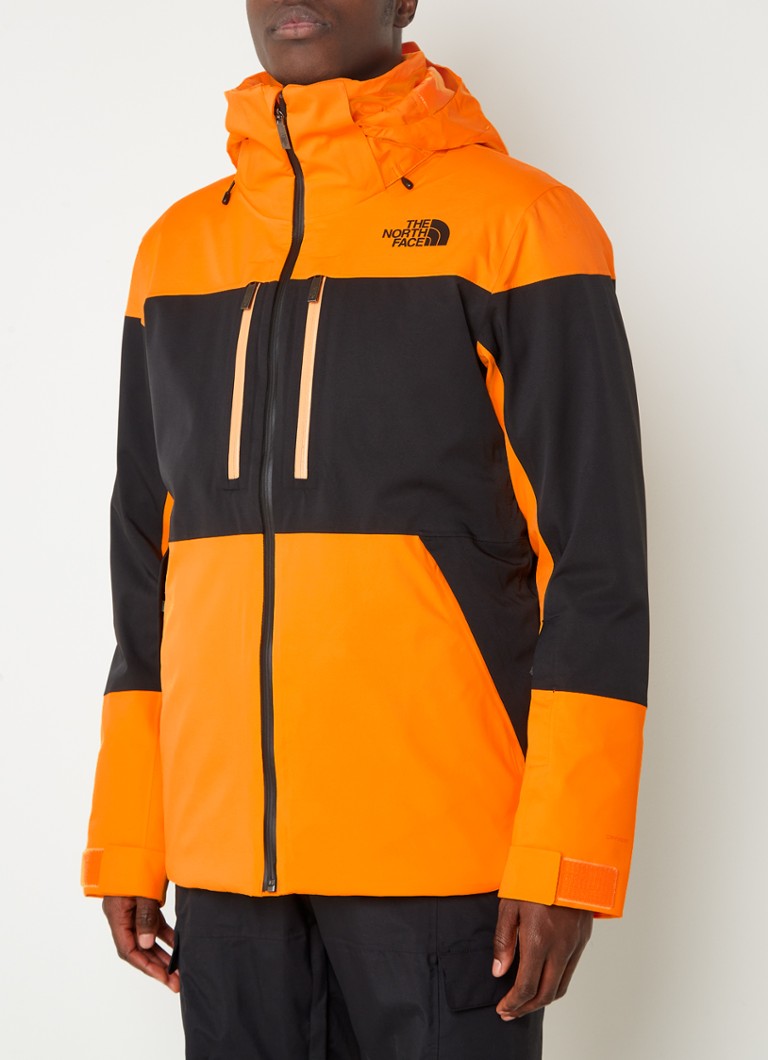 Een goede vriend Opwekking Noord West The North Face Chakal ski-jas met logo en capuchon • Oranje • de Bijenkorf
