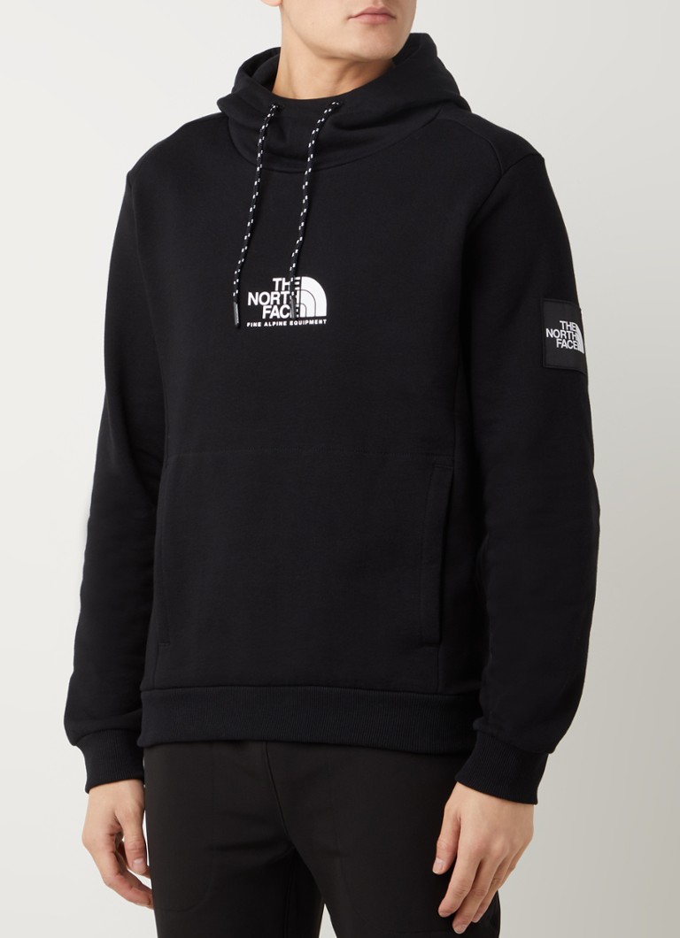 The North Face - Fine Alpine hoodie met logoprint  - Zwart
