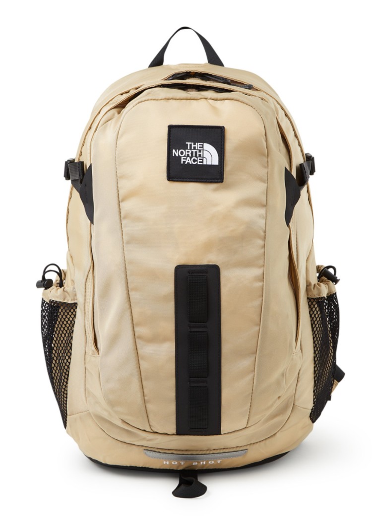 The North Face Hot Shot Rugzak Met 15 Inch Laptopvak Beige De Bijenkorf