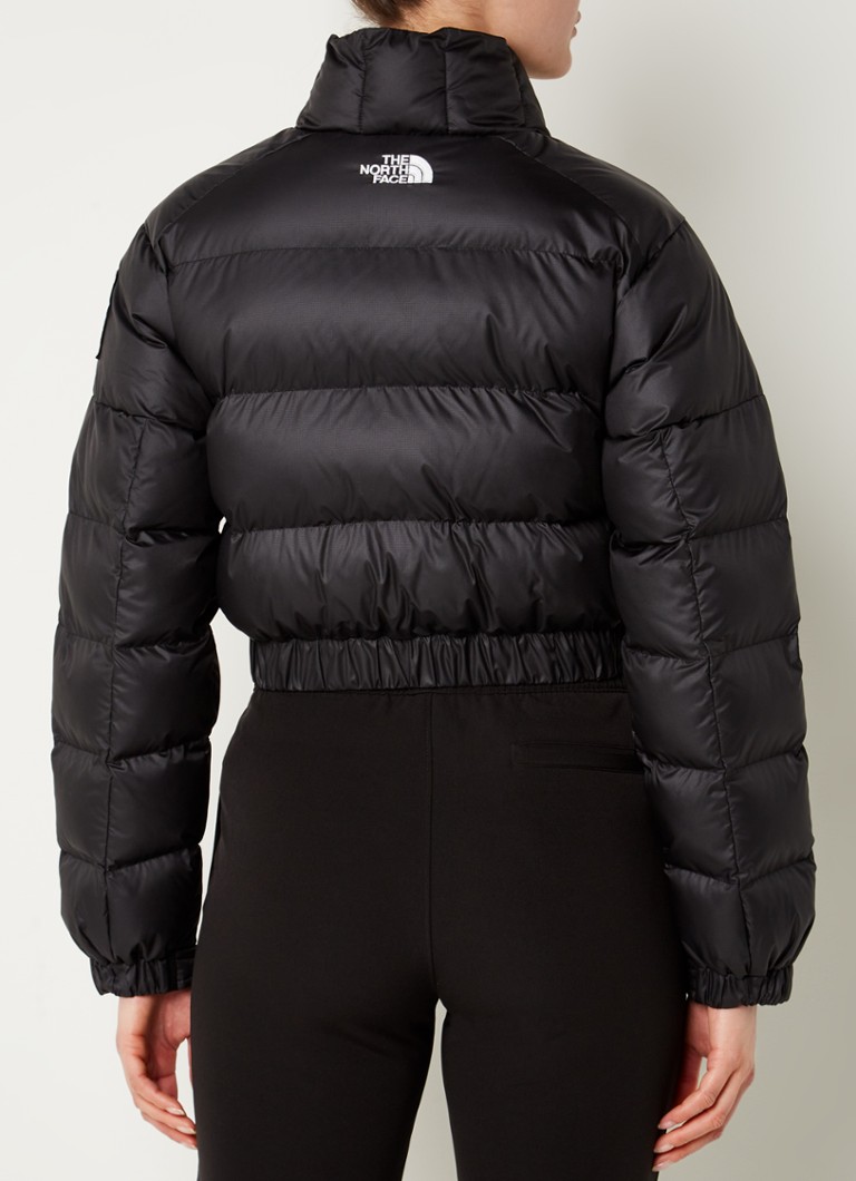 northface puffer jacket cropped