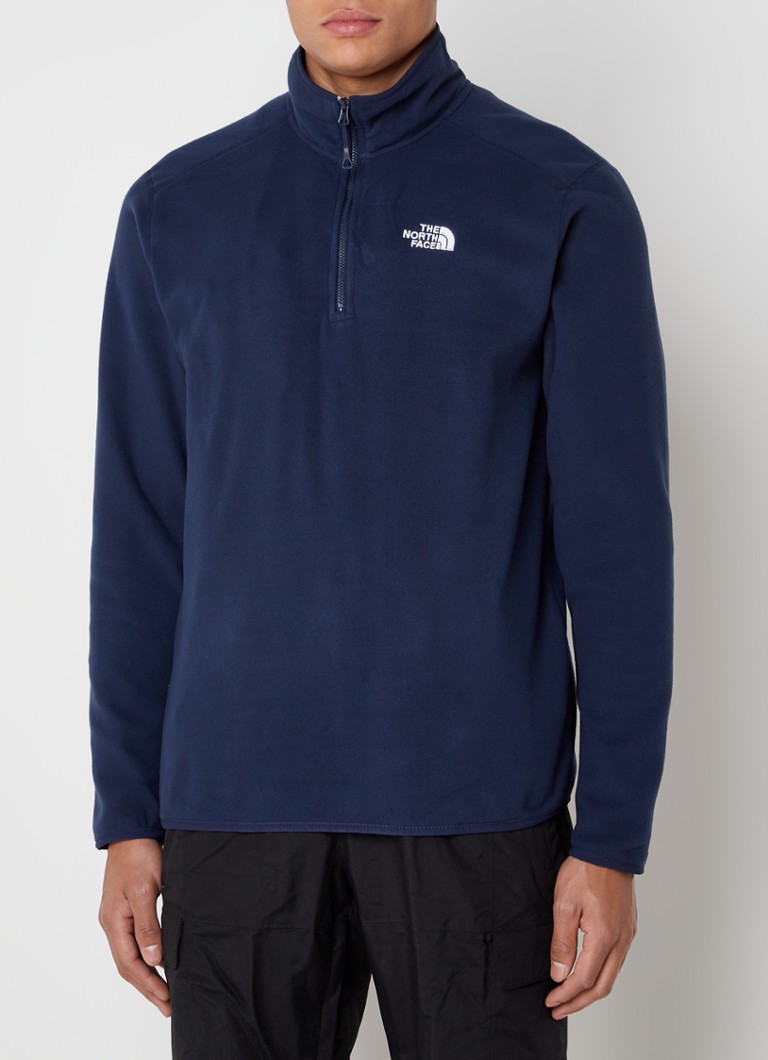 The North Face Pullover Van Fleece Met Halve Rits En Logoborduring