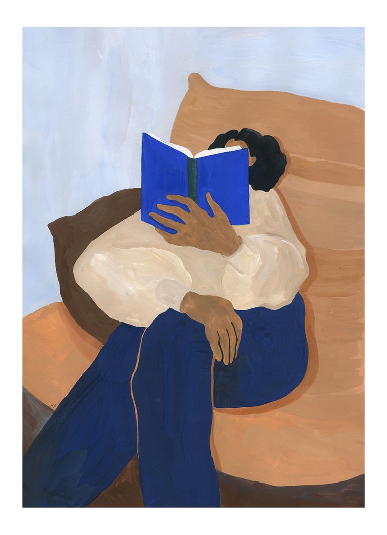 THE POSTER CLUB - The Togo, Hanna Peterson print - Blauw