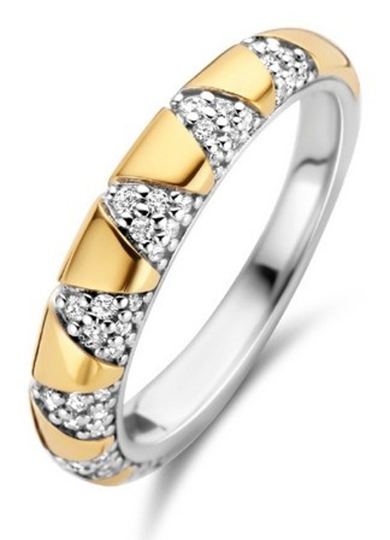 Milano Ringen TI SENTO - Milano Ring met zirkonia 12216ZY • Goud • de Bijenkorf