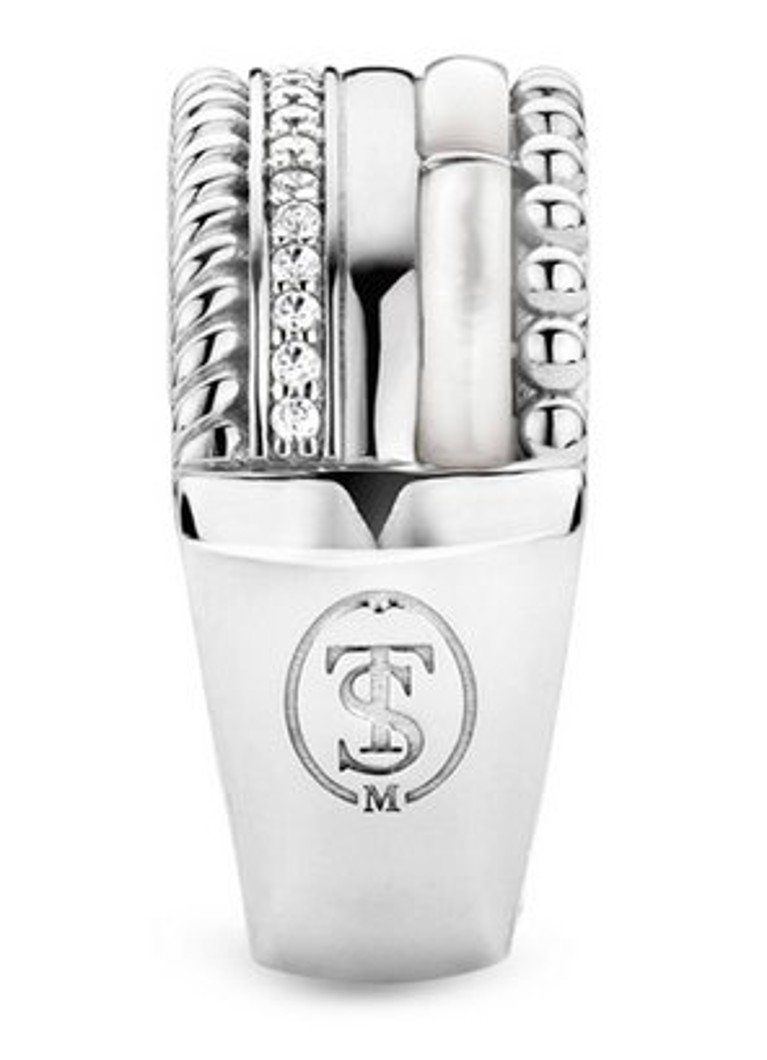 Schrijf op Uitvoerbaar analyseren TI SENTO - Milano Ring van zilver met zirkonia 12038MW • Zilver • de  Bijenkorf