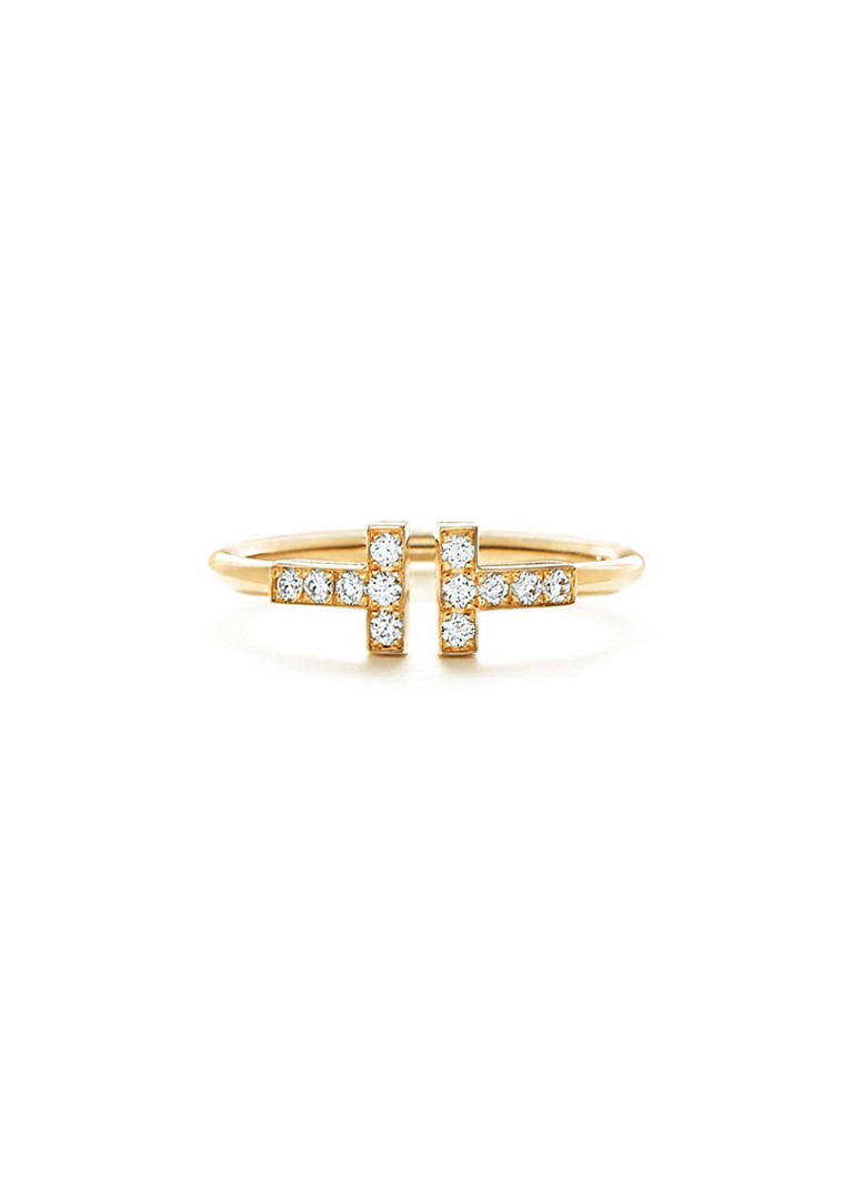 Tiffany & Co. - Diamant Wire ring van 18 karaat geelgoud 69761 - null