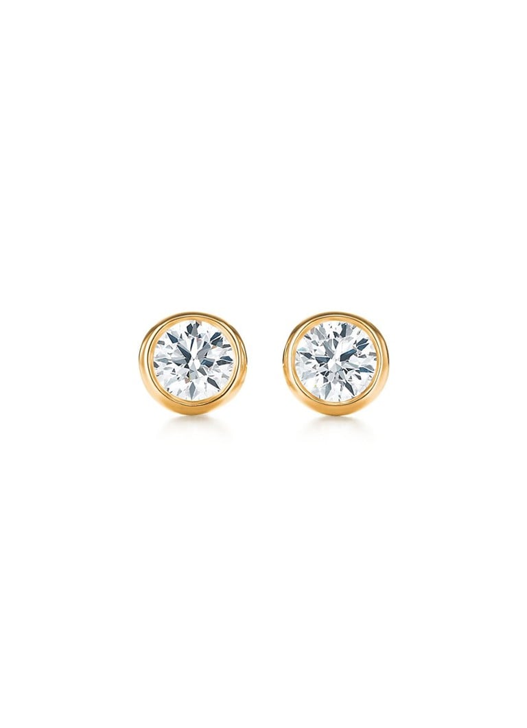 Tiffany & Co. - Diamonds by the Yard oorknopjes van 18 karaat geelgoud met diamant 17730 - null