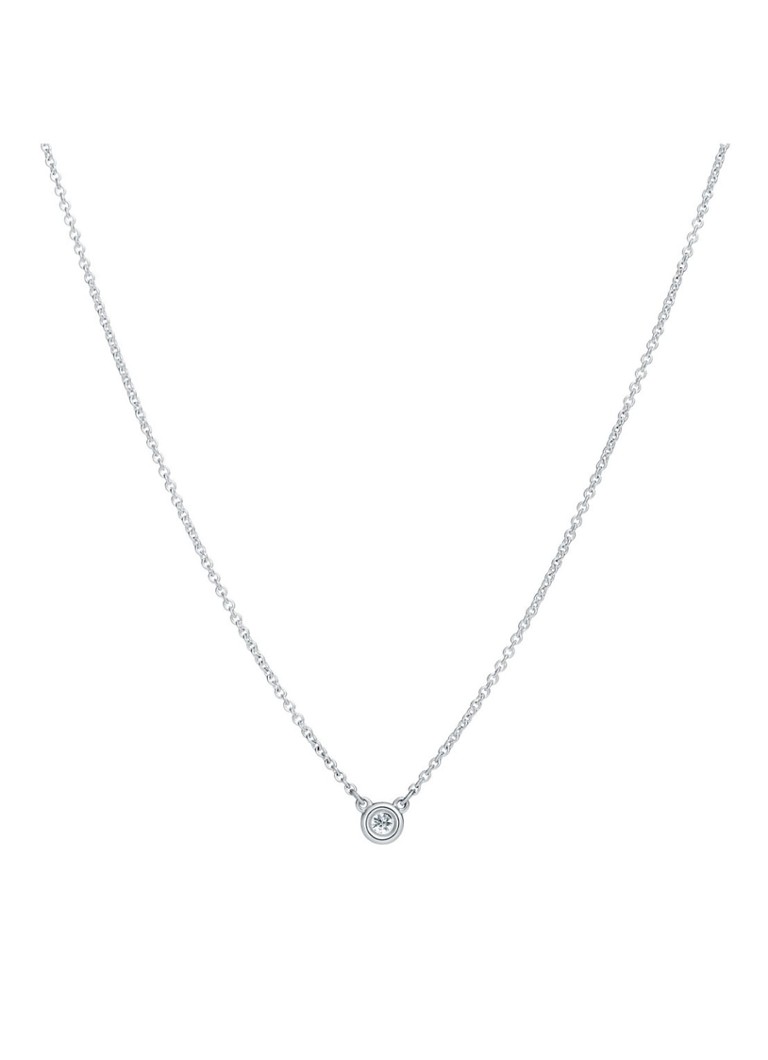 Conjugeren Autorisatie terrorisme Tiffany & Co. Diamonds by the Yard Single ketting van sterling zilver met  diamant 59714 • de Bijenkorf