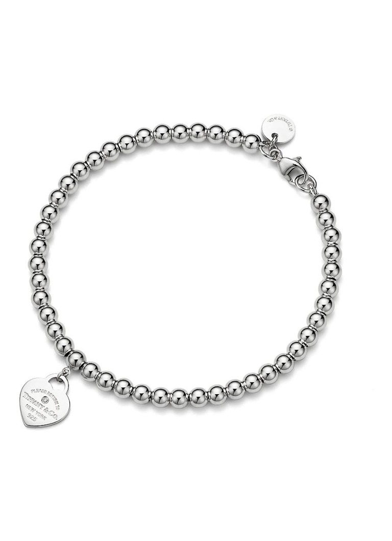 Kurt Geiger Heart kralenarmband met kristal • Zilver • de Bijenkorf