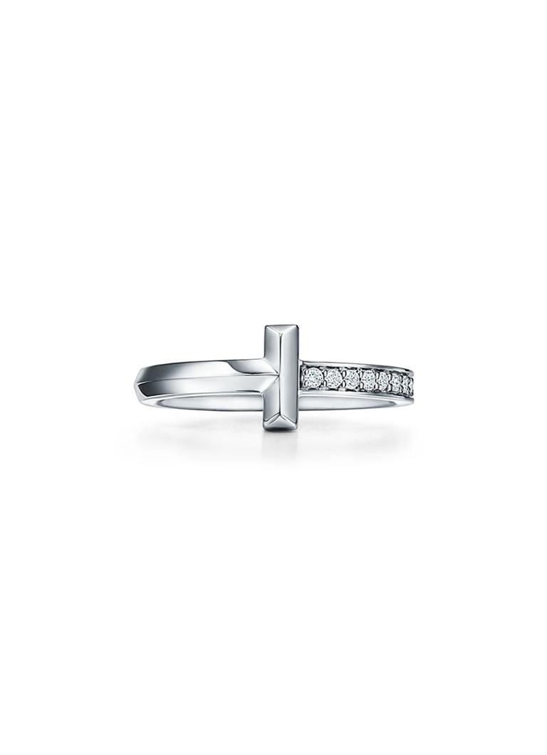 Tiffany & Co. - T1 Ring van 18 karaat witgoud met diamant 67943 - Witgoud