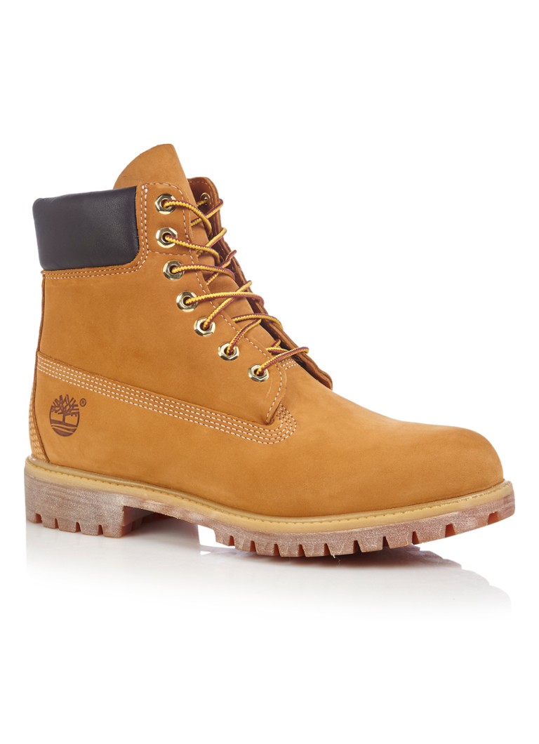 prieel Enten emotioneel Timberland Biker boot van leer • Camel • de Bijenkorf