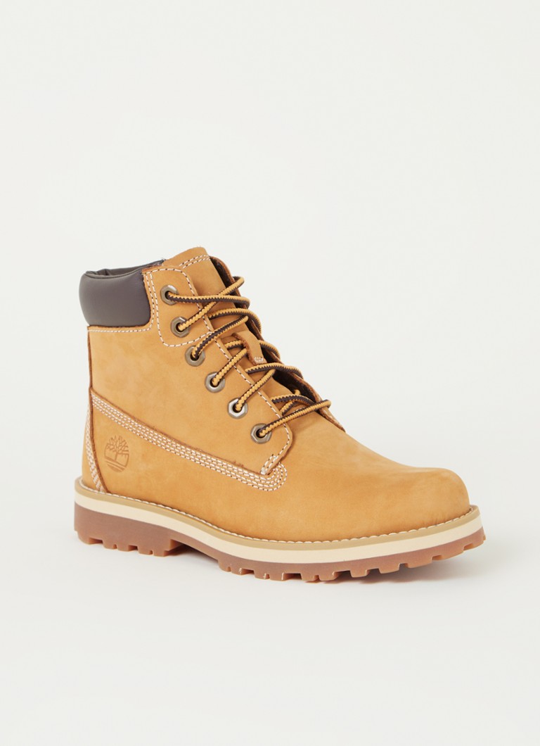 draadloos etnisch Lucky Timberland Courma veterboot van nubuck • Camel • de Bijenkorf