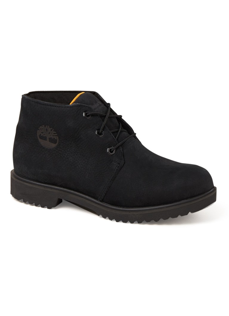 Timberland - Newman waterdichte veterschoen van nubuck - Zwart