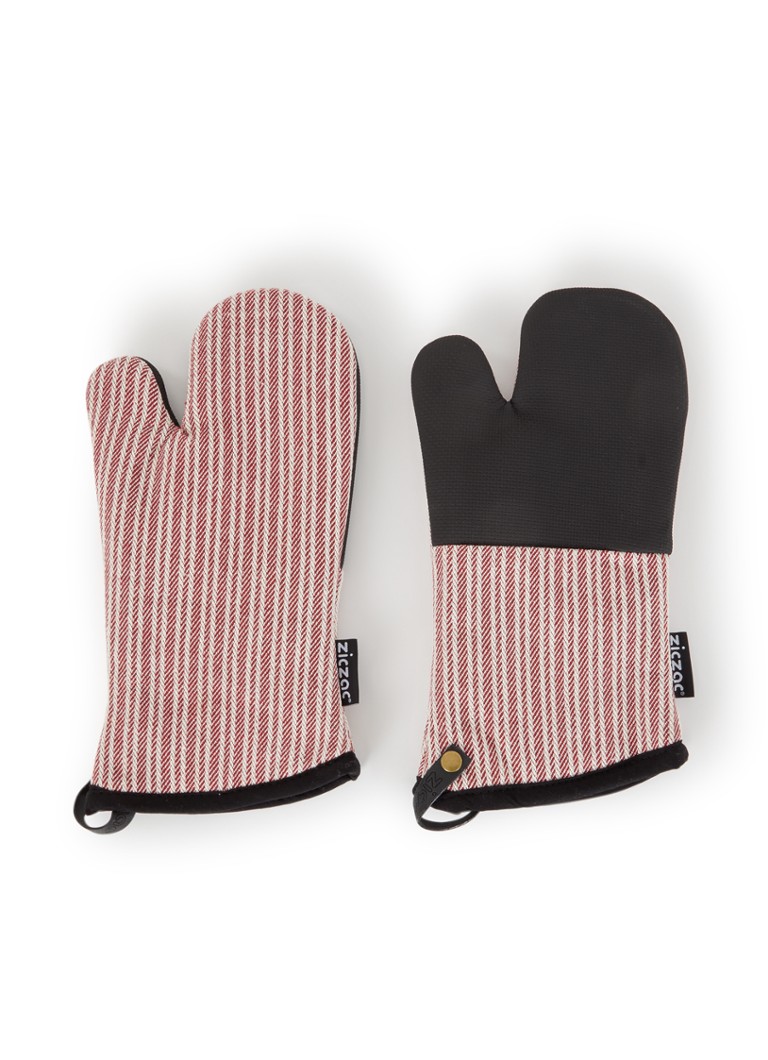 Tiseco - Venton ovenwant set van 2 - Rood