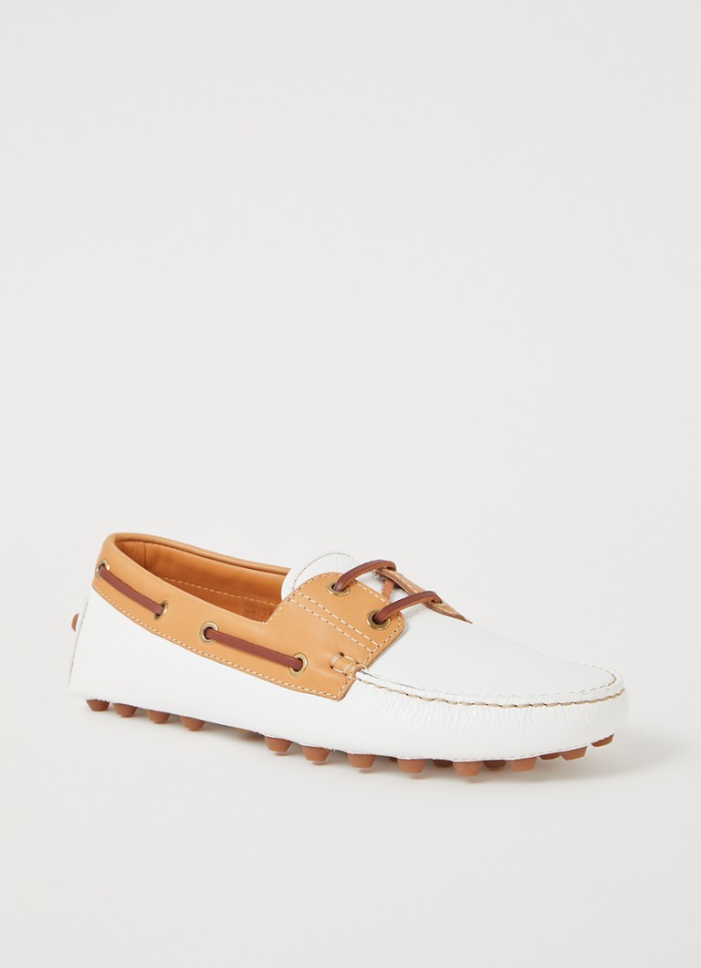 Tod's - Gommino bootschoen van kalfsleer - Wit