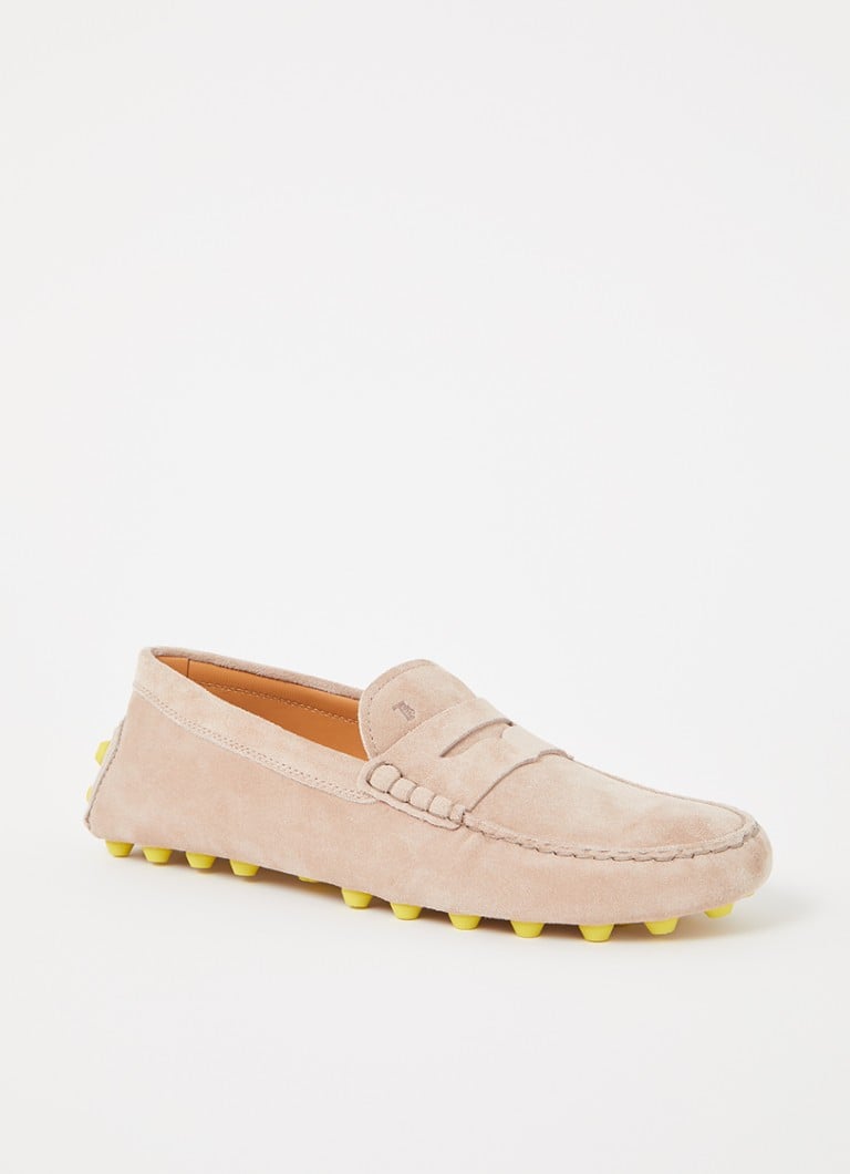 Tod's - Gommino Bubble mocassin van suède  - Oudroze