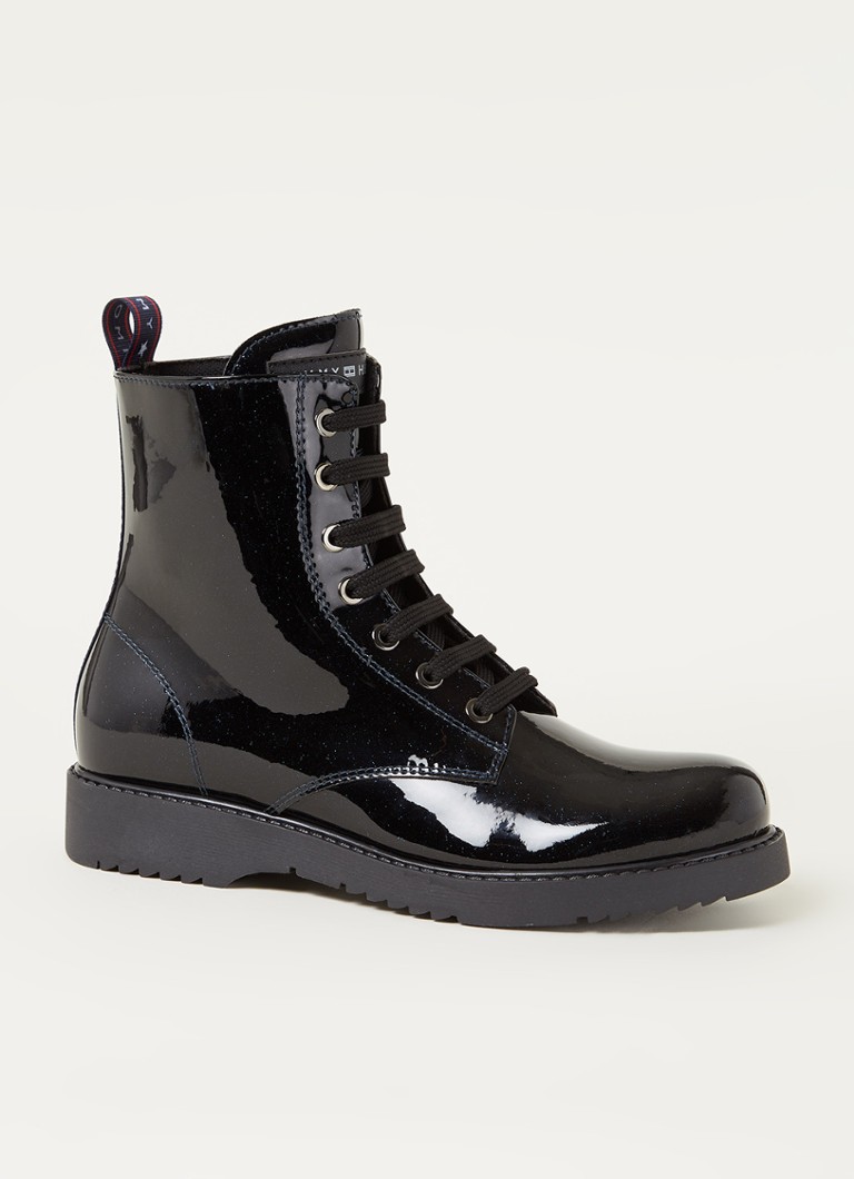biker boots glitter