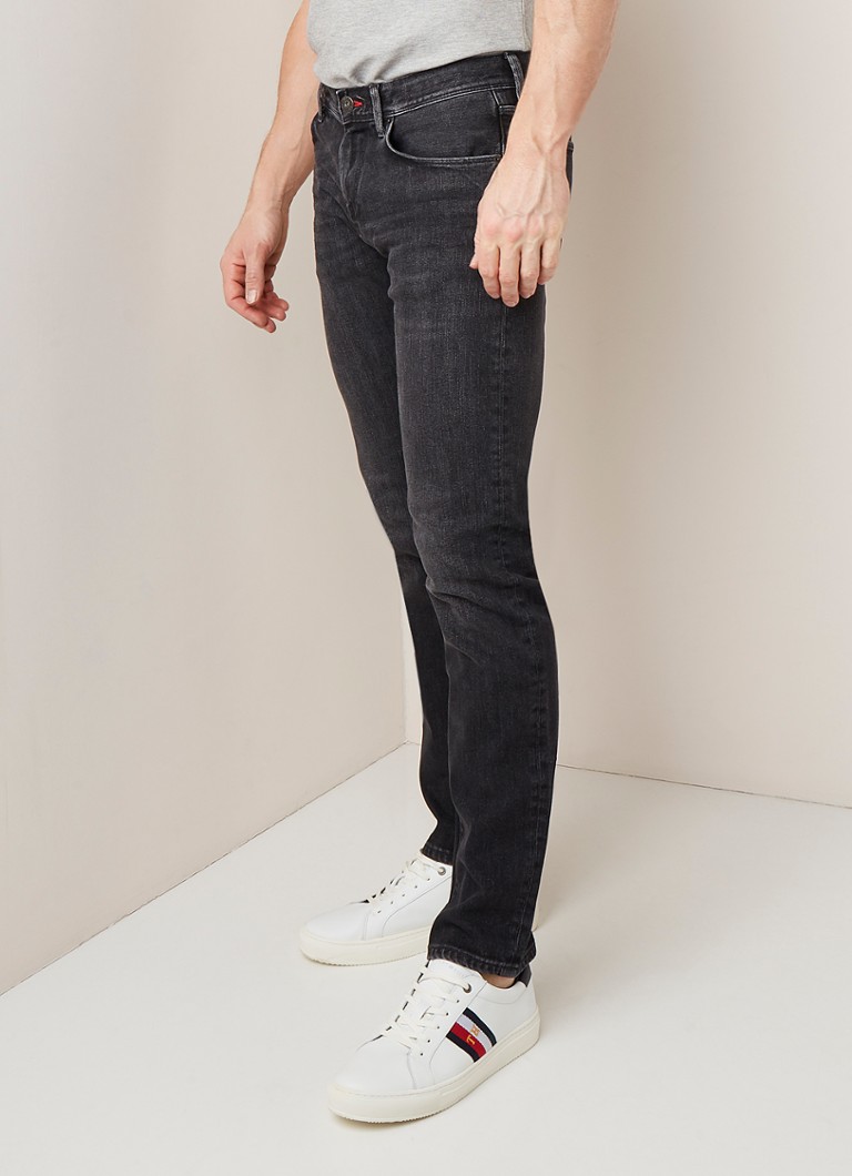Tommy Hilfiger slim fit jeans met stretch • Donkergrijs • de Bijenkorf