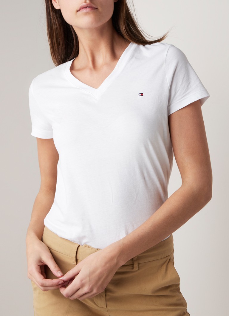 Bombaytesthouse Hilfiger Shirt Dames Biologisch Katoen Tommy