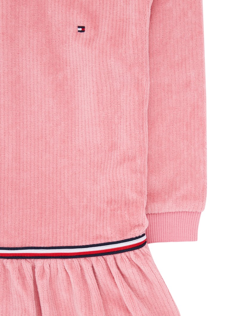 Tommy Hilfiger Jurk Van Corduroy Met Logoborduring En Luierbroek