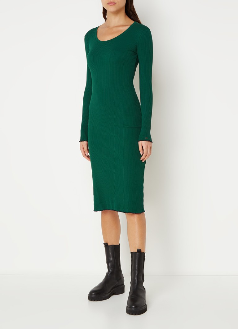 bijenkorf jurk groen