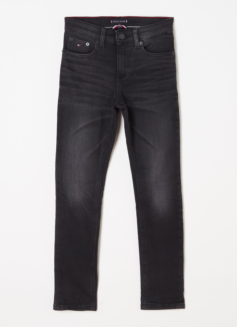 Tommy Hilfiger - Scanton slim fit jeans met stretch - Donkerblauw
