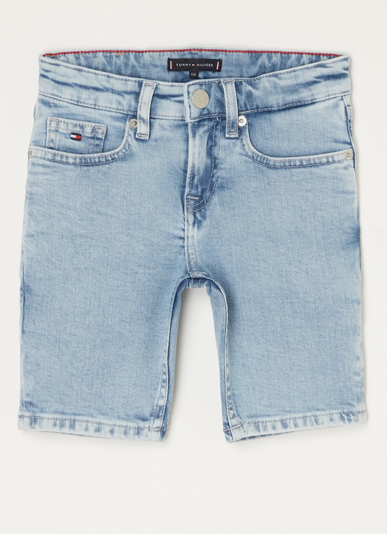 Tommy Hilfiger Scanton straight fit korte broek van denim • Indigo • de ...