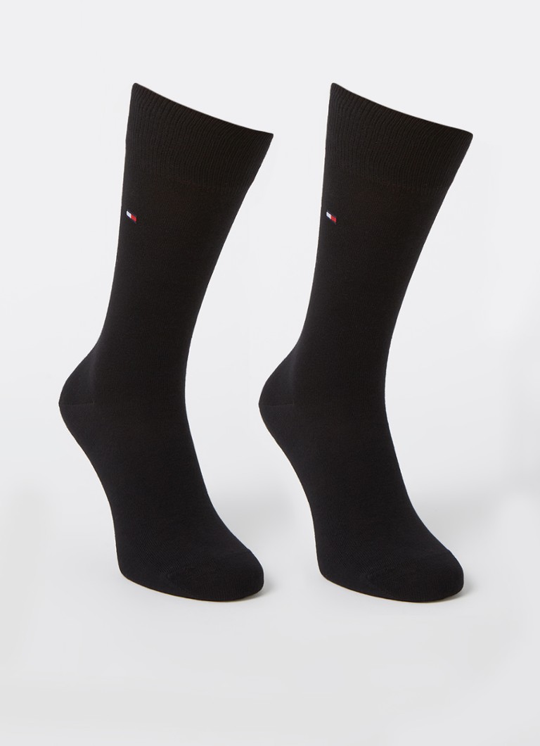 Tommy Hilfiger - Sokken in uni in 2-pack - Zwart