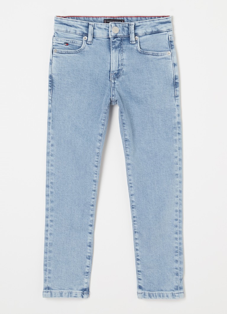 Tommy Hilfiger Straight Leg Jeans Met Stretch • Indigo • De Bijenkorf