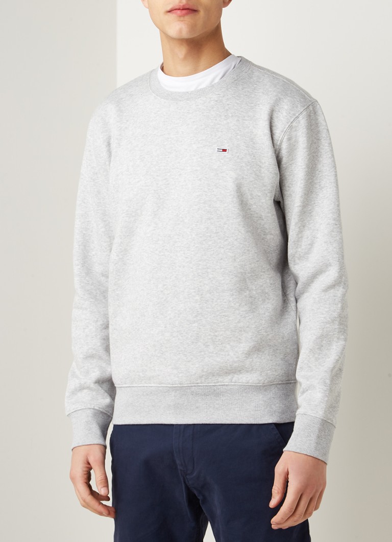 Aan boord Groenteboer Schuur Tommy Hilfiger Sweater met logo • Grijsmele • de Bijenkorf