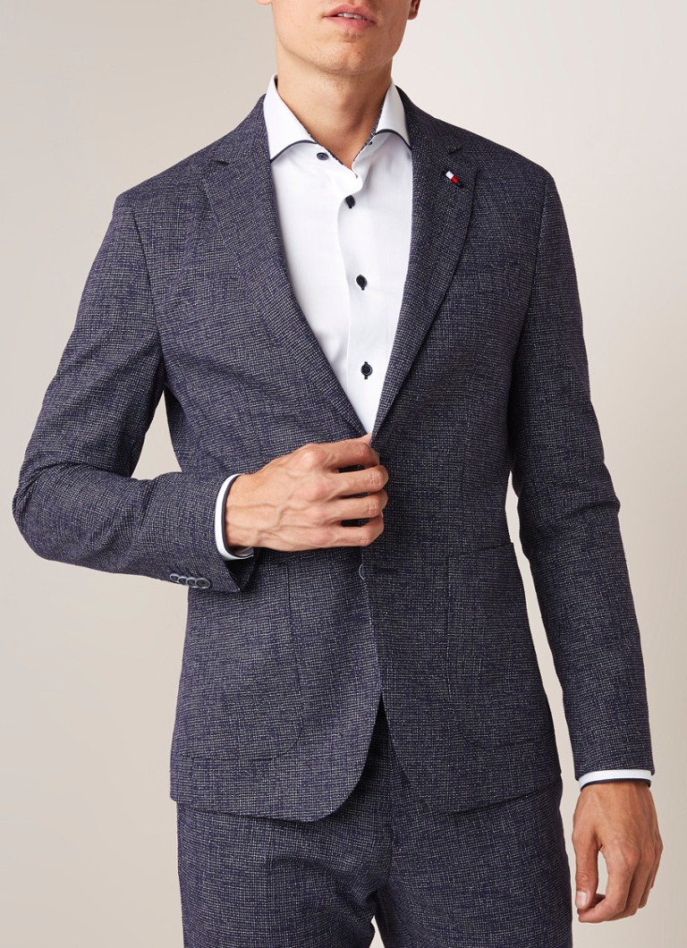 Tommy Hilfiger - The Flex slim fit colbert - Donkerblauw