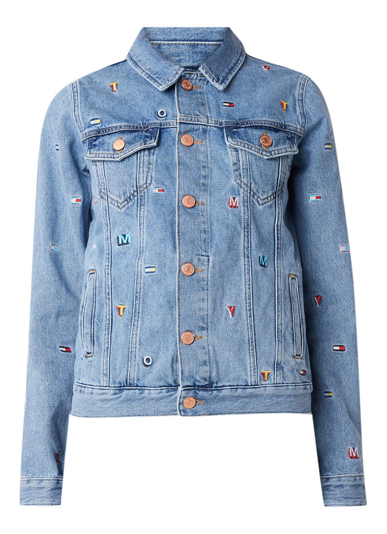 Industrialisieren Perseus Sumpf spijkerjas tommy hilfiger dames logo