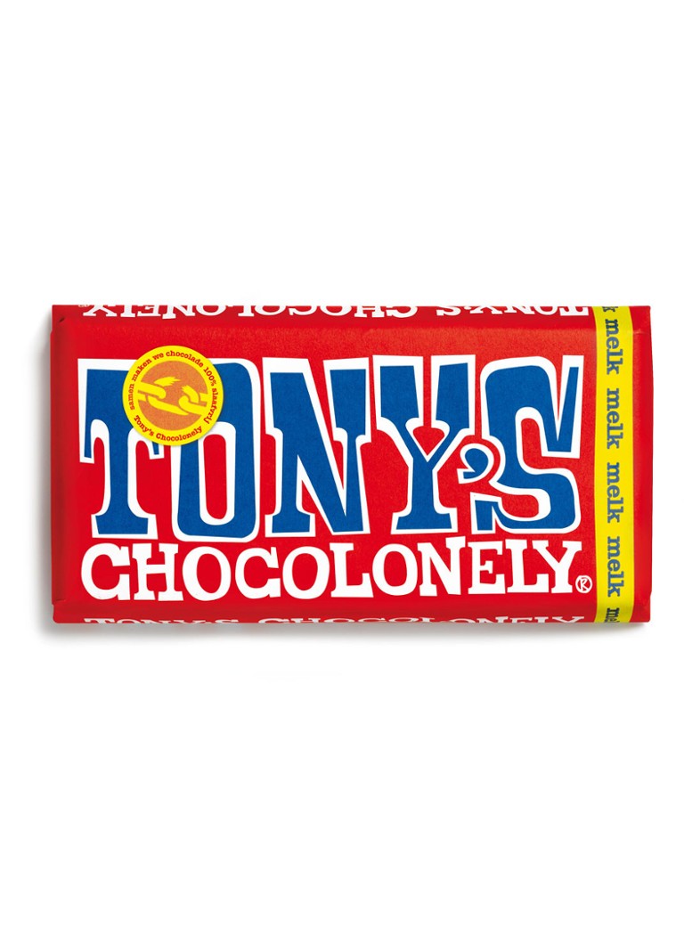 Tony's Chocolonely - Melk chocoladereep 180 gram - null