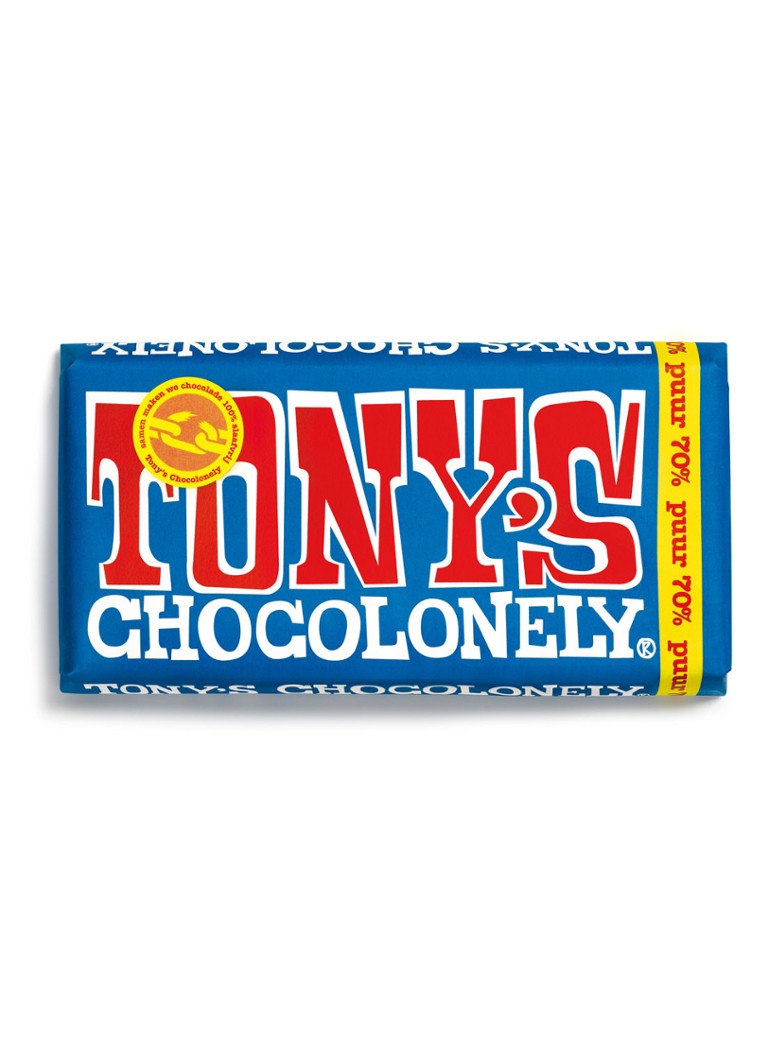 Tony's Chocolonely - Puur chocoladereep 180 gram - null