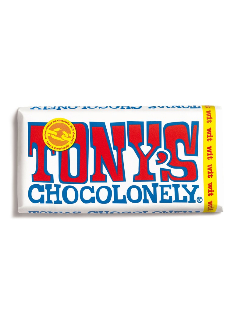 Tony's Chocolonely - Witte chocoladereep 180 gram - null