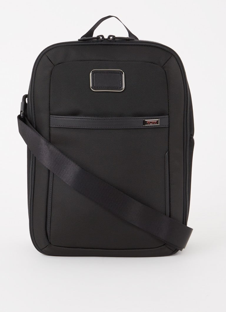 Tumi - Golfschoentas met leren details - Zwart