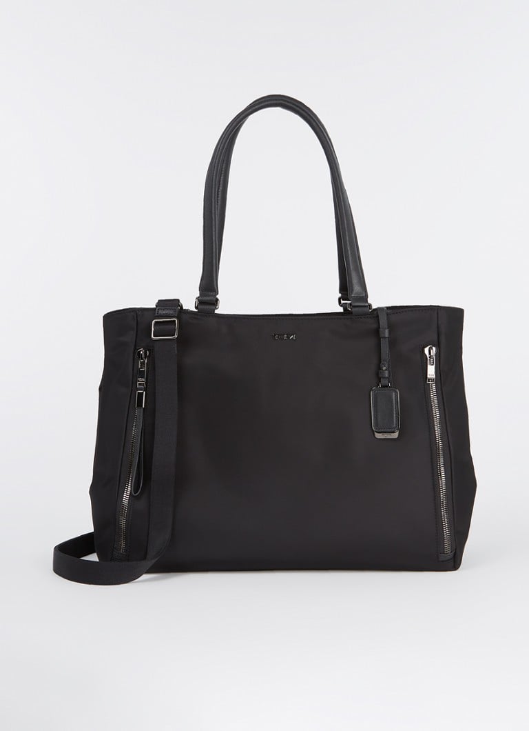 Tumi - Valetta Large schoudertas met 15 inch laptopvak  - Zwart