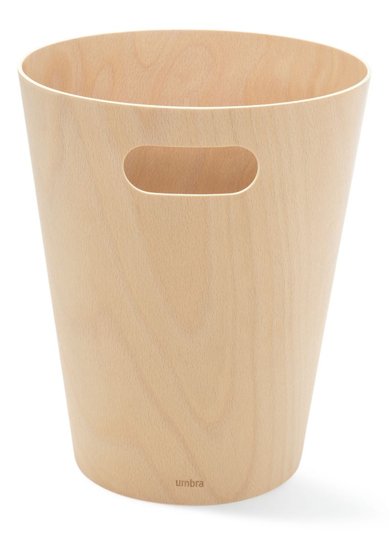 Umbra - Woodrow prullenbak 7,5 liter - Beige